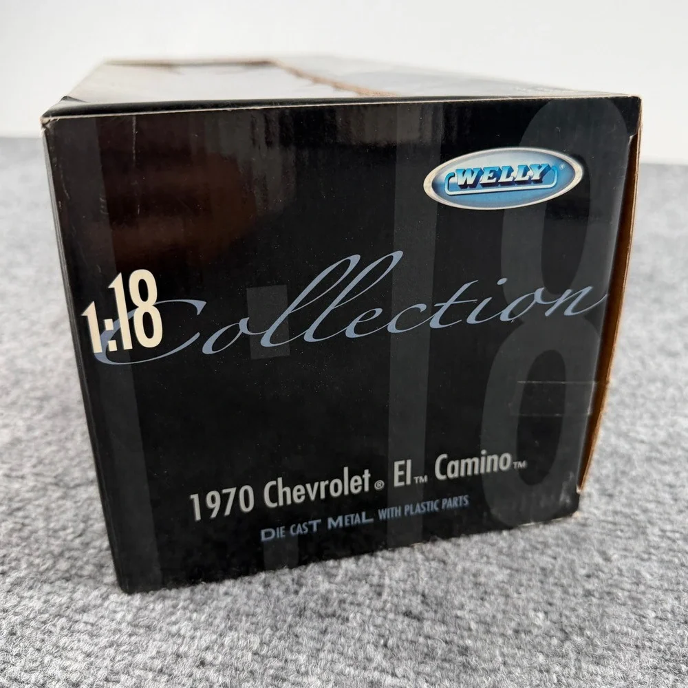 Welly 1970 Chevrolet El Camino SS 396 1:18 Red Diecast Model Car Collectible